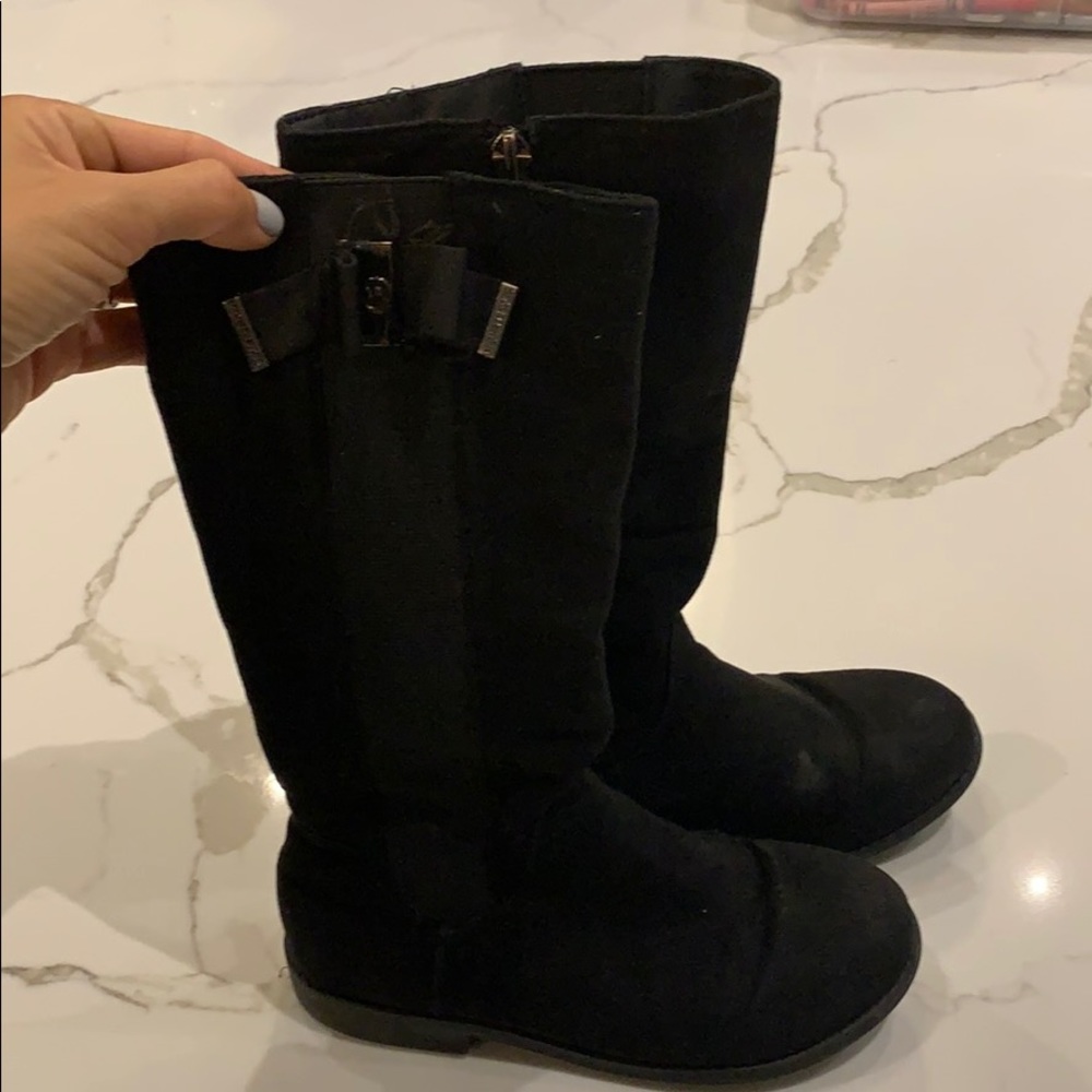 Michael Kors girls black boots. Worn once!